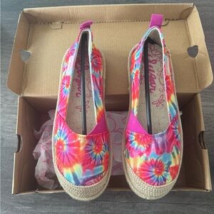 Sugar Tie-Dye Espadrille Flats ☮️